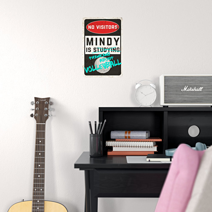 Grovelane Teen Personalized Volleyball Room Wall Decor Wayfair