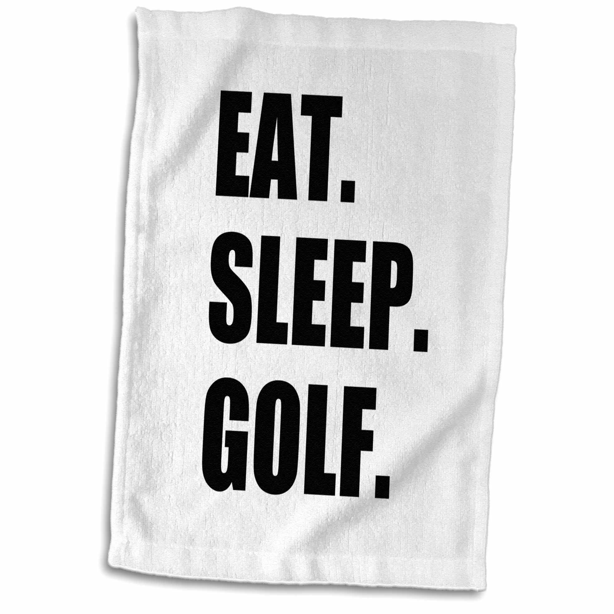 Symple Stuff Crown Heights Eat Sleep Golf Hand Towel Wayfair