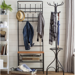 Entryway Bench And Coat Rack Wayfair Entryway Storage Coat Rack