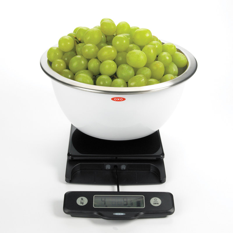 Oxo Good Grips Black 5 Lb Food Scale With Pull Out Display