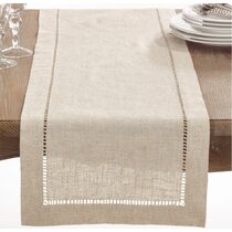 Country Primitive Charlotte Floral Sage & Champagne Table Runner Farmhouse New 