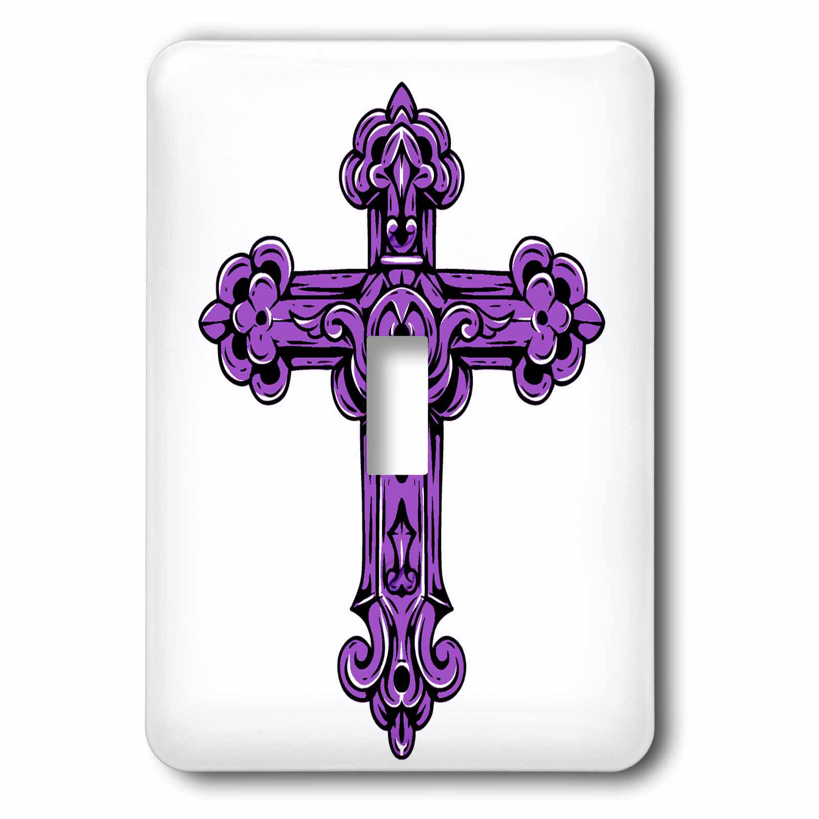 3drose Decorative Religious Cross 1 Gang Toggle Light Switch Wall Plate Wayfair