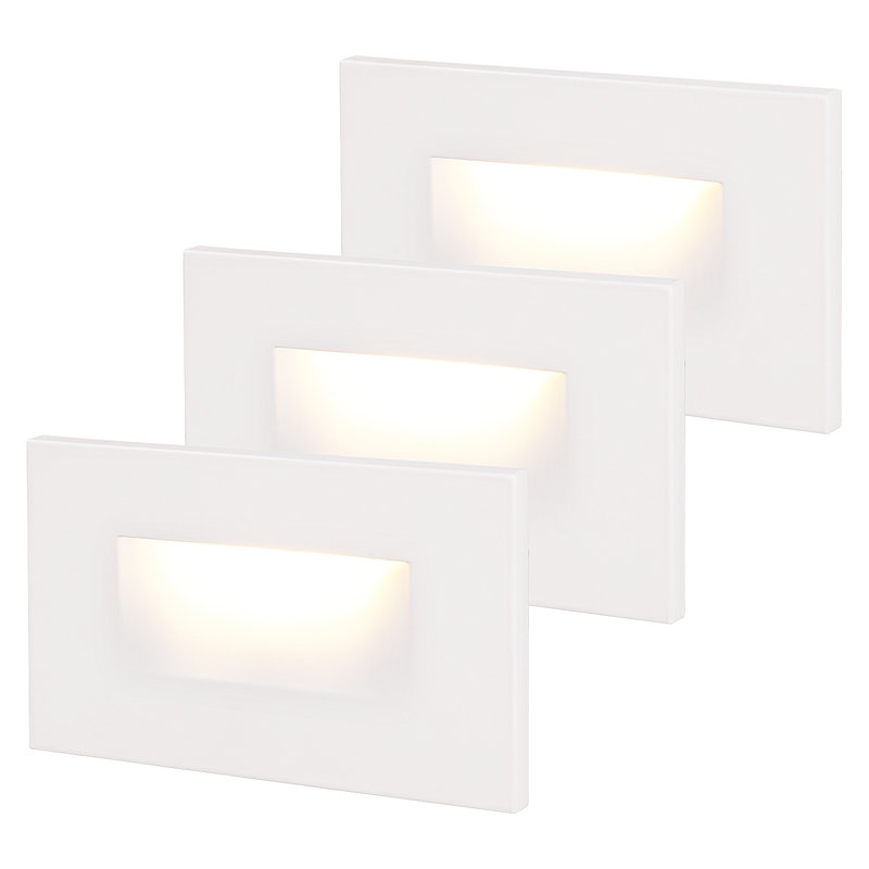 Leonlite Hardwired Led Step Light Reviews Wayfair Leonlite Hardwired Led Step Light