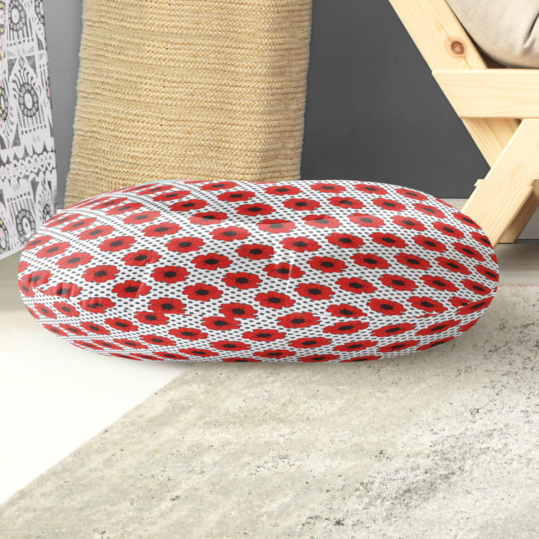 round red pillow
