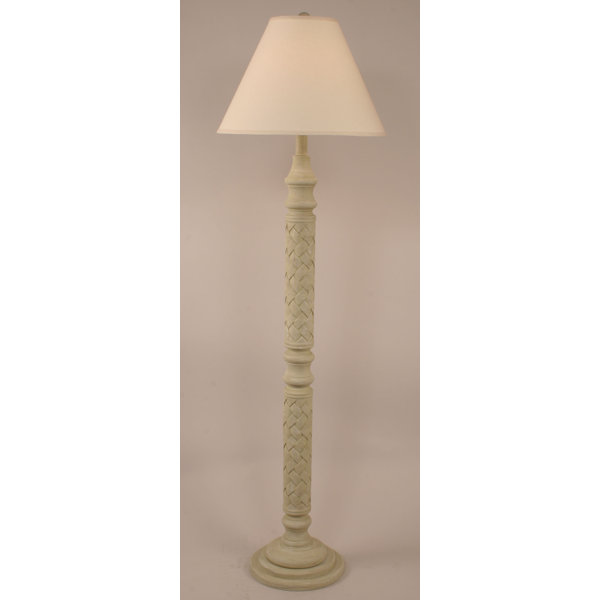 basket weave floor lamp