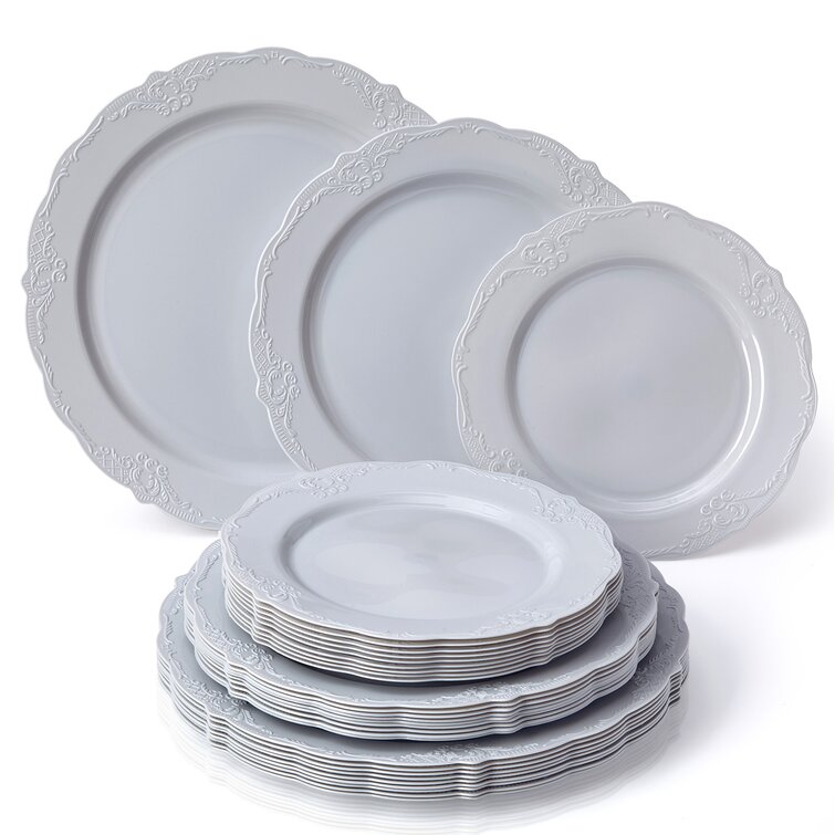 12-pack Plate-A-Cup 7 Eco-Friendly Appetizer Disposable Party Plates 
