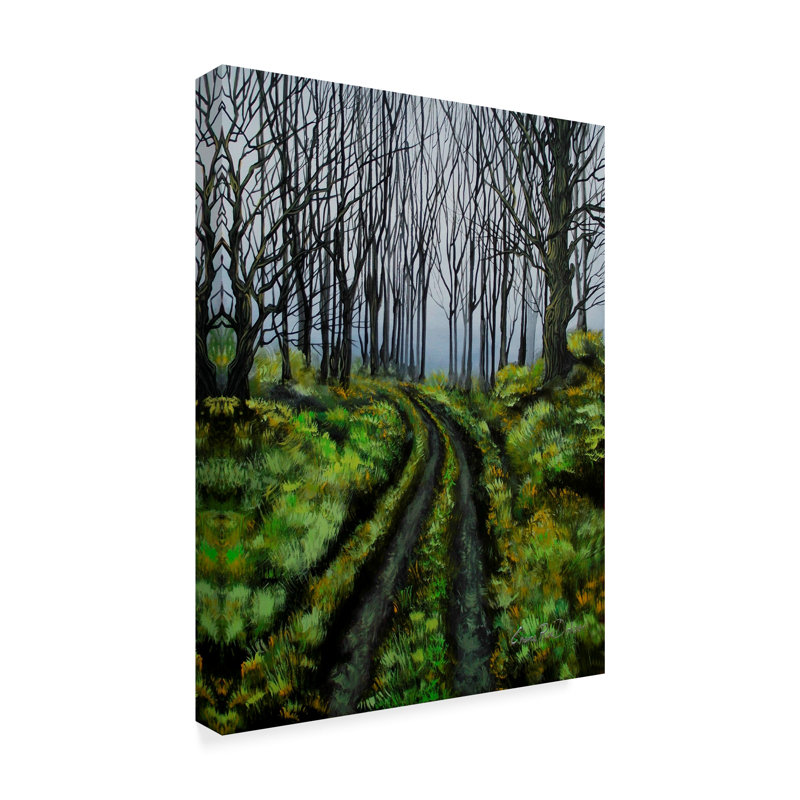 Winston Porter Mysterious Unknown Acrylic Painting Print On