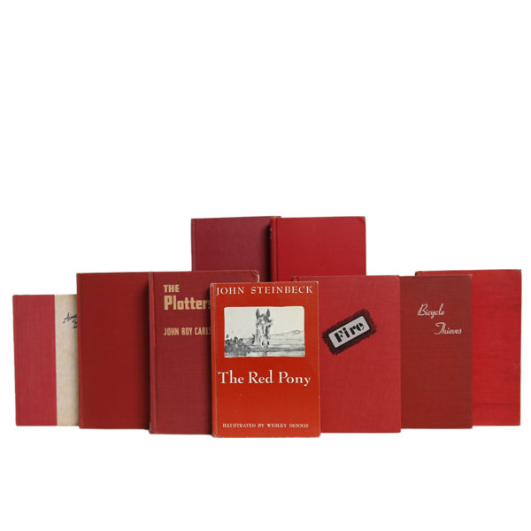 Red Decorative Books Wayfair