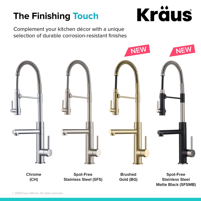 Kraus Artec Pro Pull Down Single Handle Kitchen Faucet Reviews