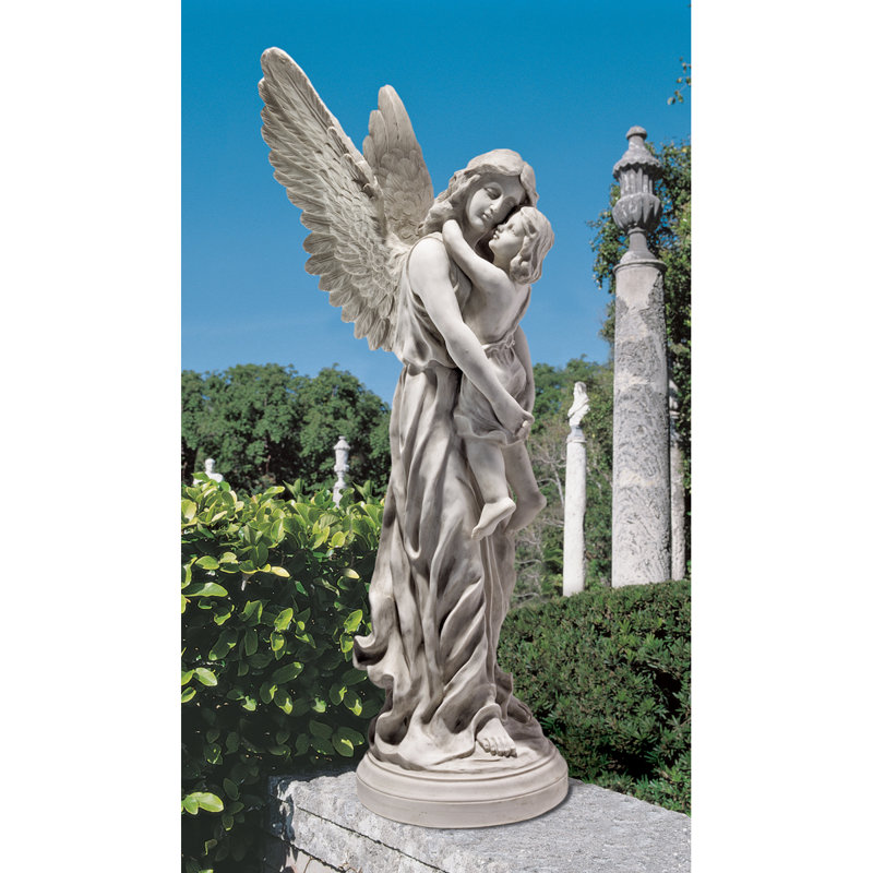 Heaven's Guardian Angel Garden Statue