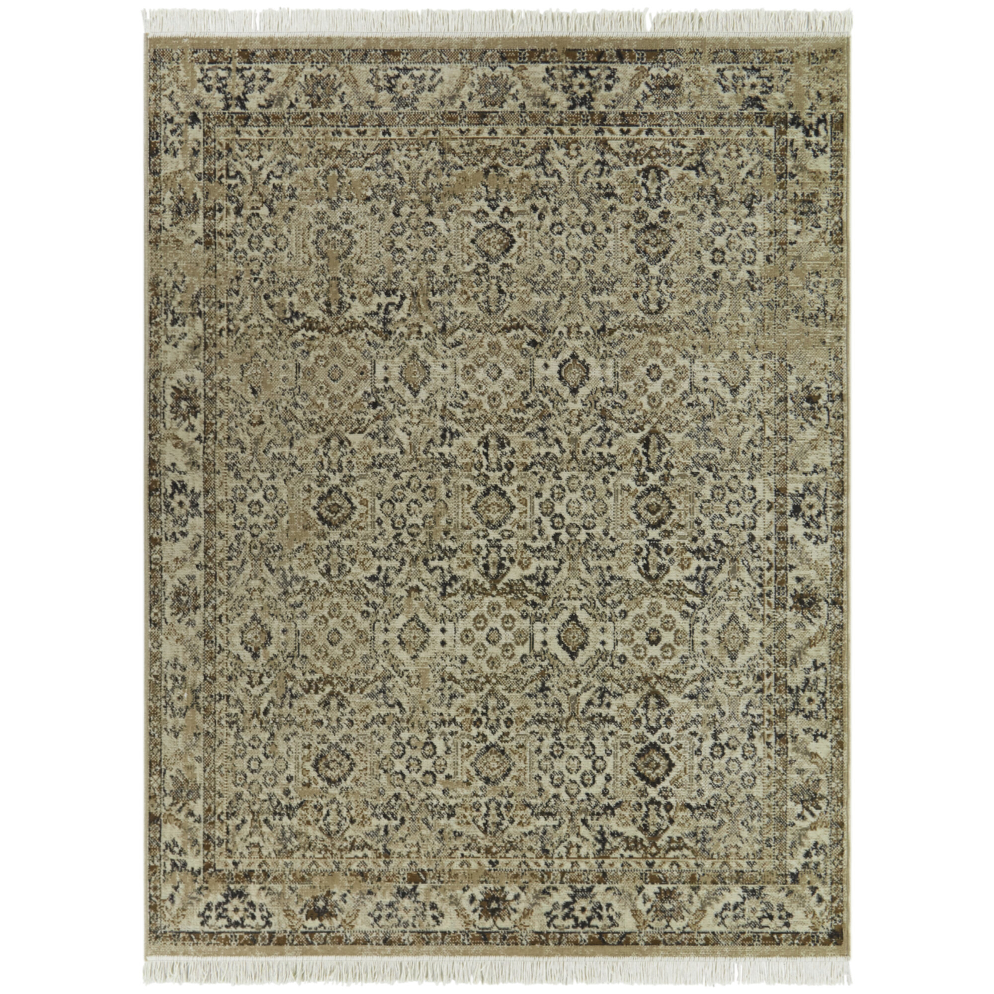 Bungalow Rose Oriental Floral Recycled Area Rug Wayfair