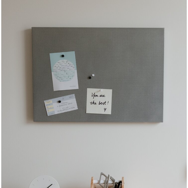 21x15 Inches Modern Look with Dual Surface Design Charcoal Cork Includes Pushpins and 12 Magnets Umbra Bulletboard Bulletin Board for Walls 