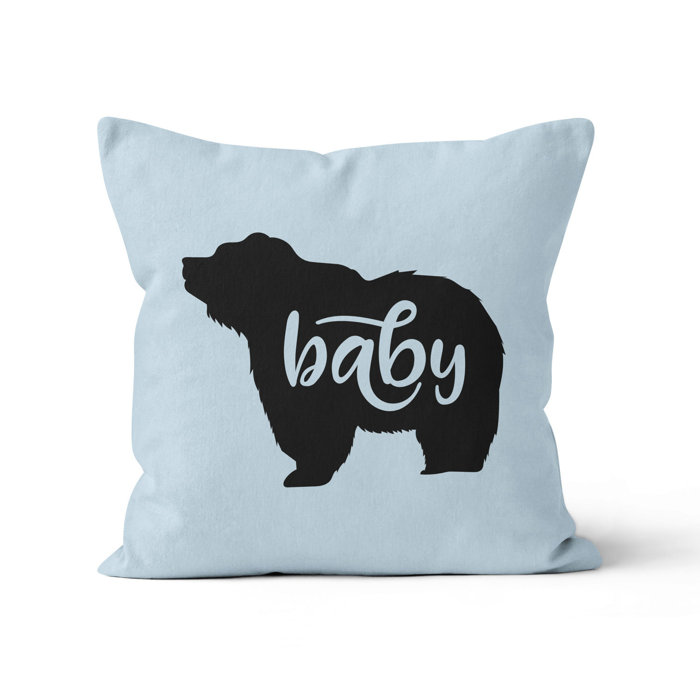 Baby Bear Nursery Throw Pillow Baby Bear Nursery Throw Pillow