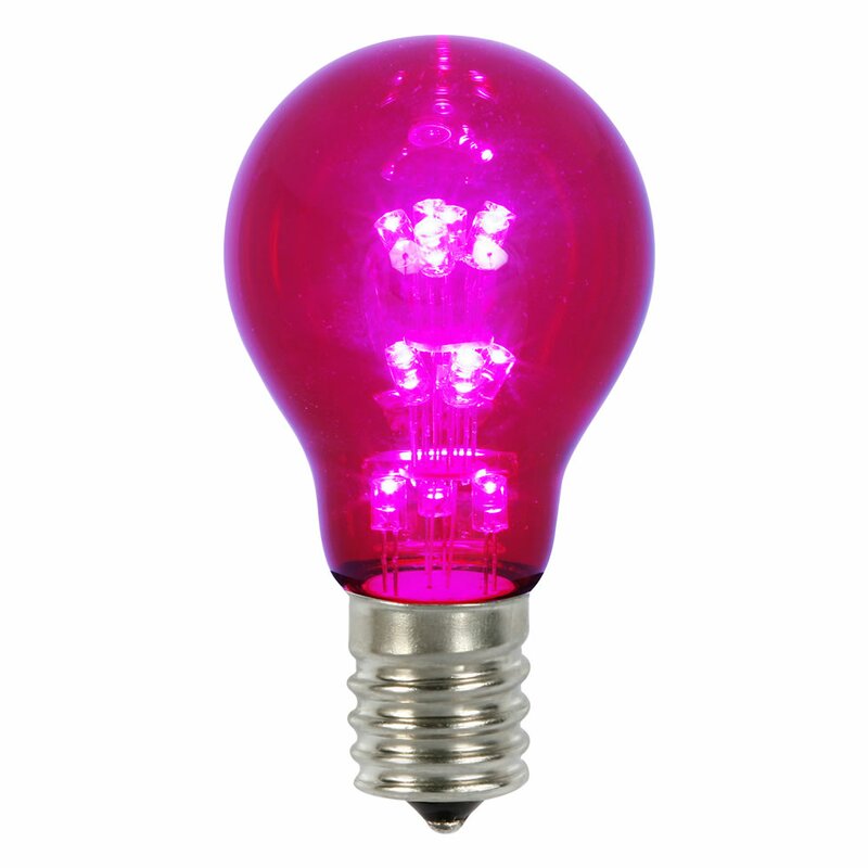 Symple Stuff Bolte 100 Watt Equivalent Pink E26 Led Light Bulb Wayfair