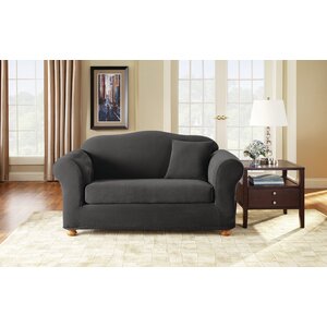 Box Cushion Loveseat Slipcover Set