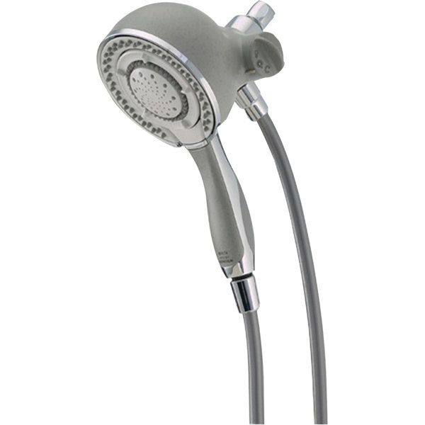 75580d Delta Universal Showering Components 2 Gpm Shower Head With In2ition Shower Reviews Wayfair