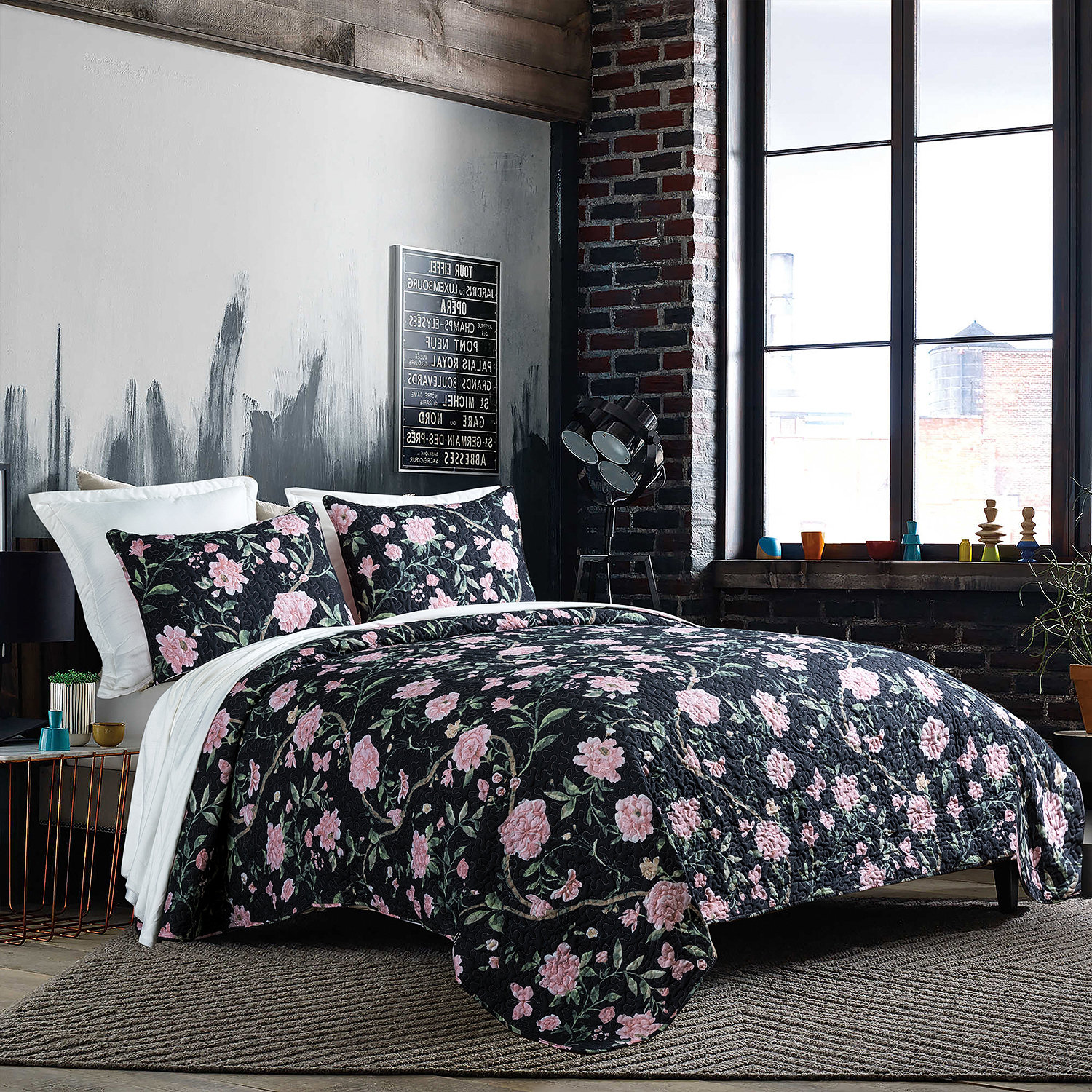 floral quilt