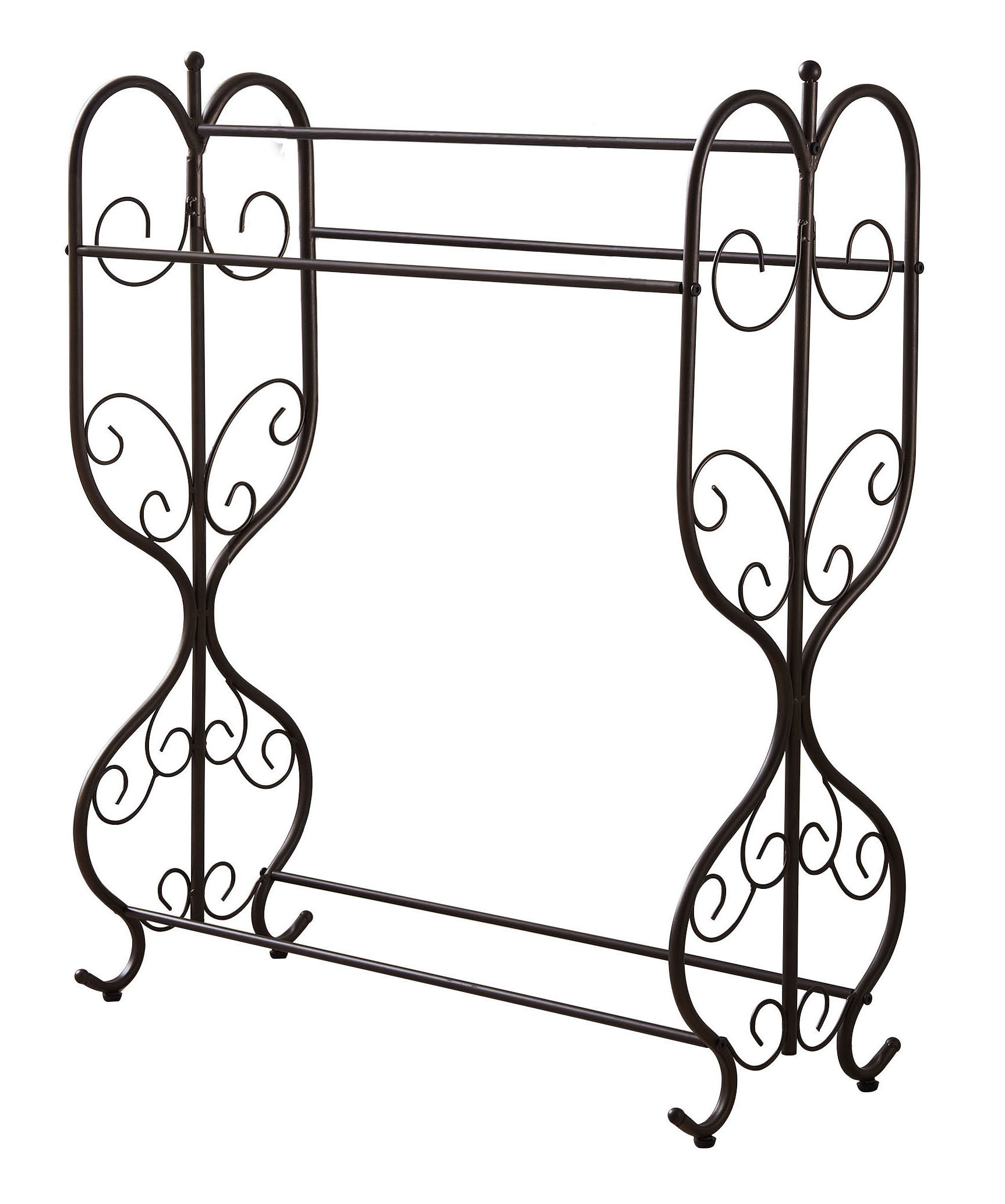 InRoom Designs Free Standing Towel Rack Stand Wayfair