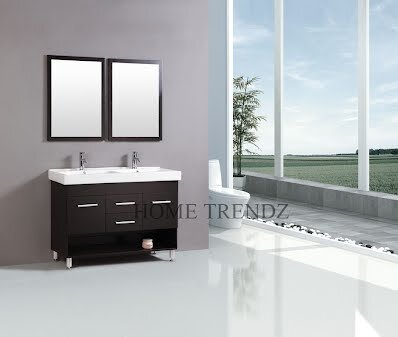 Lovely kokols vanity set Kokols 48 Double Bathroom Vanity Set With Mirror Reviews Wayfair