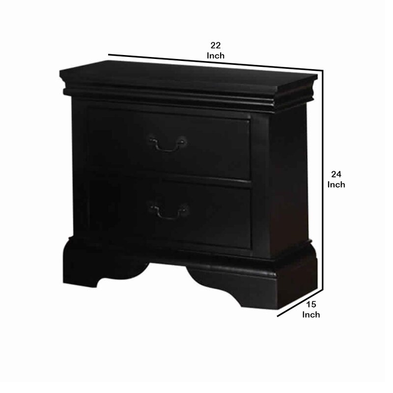 Charlton Home Roumfort 2 Drawer Nightstand Wayfair