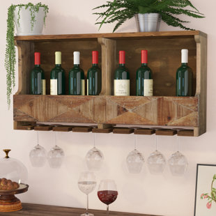 Wine Bottle And Glass Rack