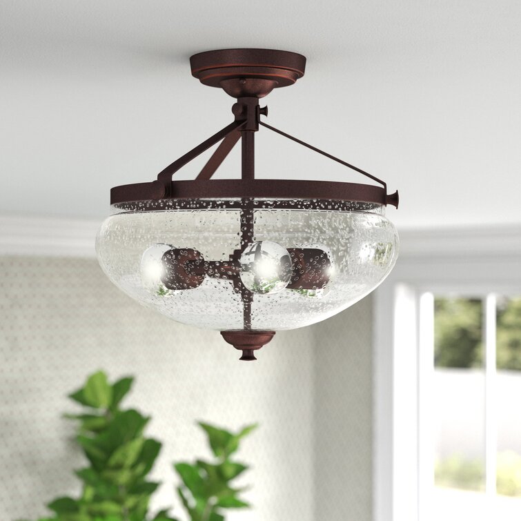 Wayfair 3 Light Flush Mount : Rayshawn 3 Light Semi Flush Mount Semi Flush Ceiling Lights Ceiling Lights Semi Flush / If you have any questions about your purchase or any other product for sale, our customer service representatives.
