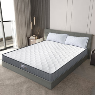 Comfortable Rolled Mattress 190x90cm VonHaus 3ft Single Bed Mattress With Pocket Springs & Breathable Fabric 