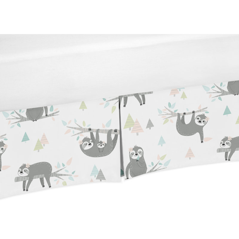 sloth crib sheet