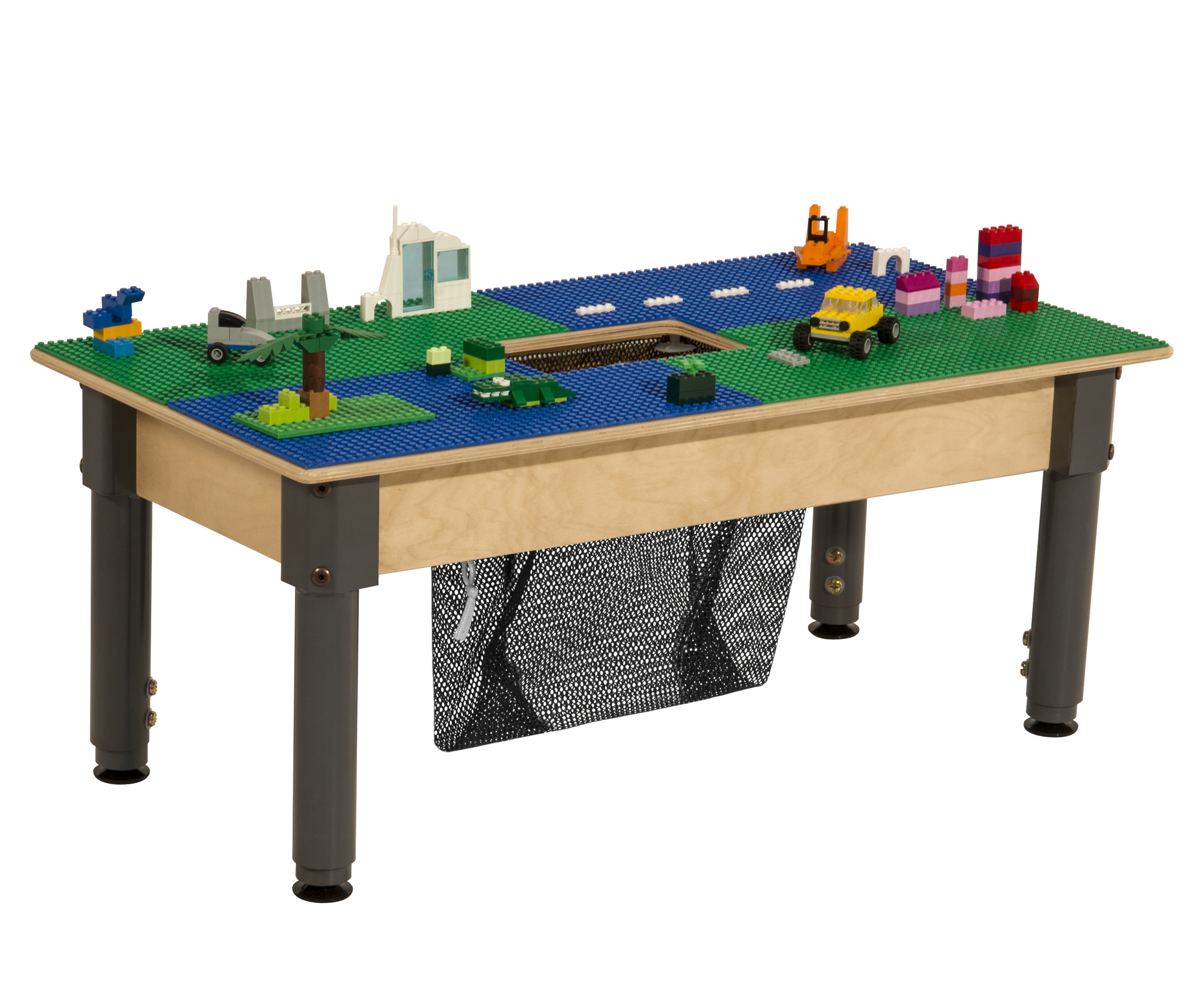 lego wood table