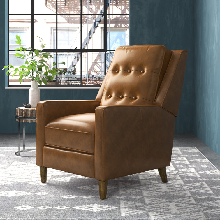 light leather recliner