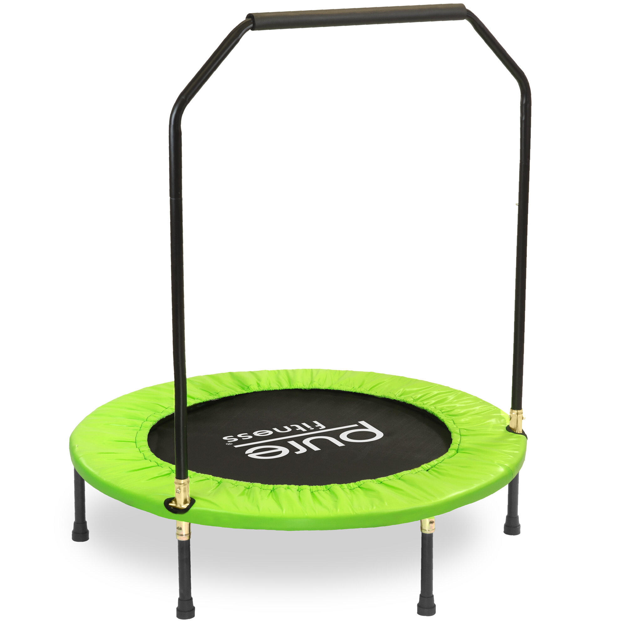 Pure Fitness 40 Exercise Trampoline With Handrail Reviews