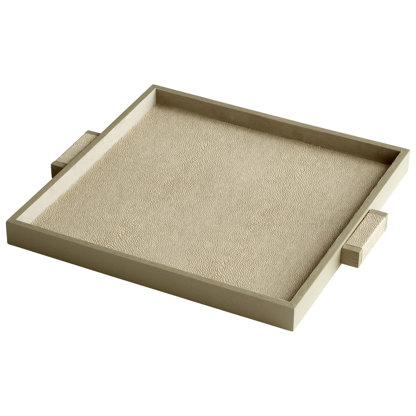 Luxury Leather / Faux Leather Decorative Trays | Perigold