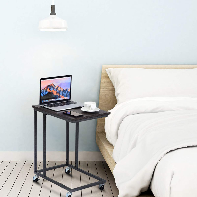 17 Stories Summerfield Wheel End Table Wayfair