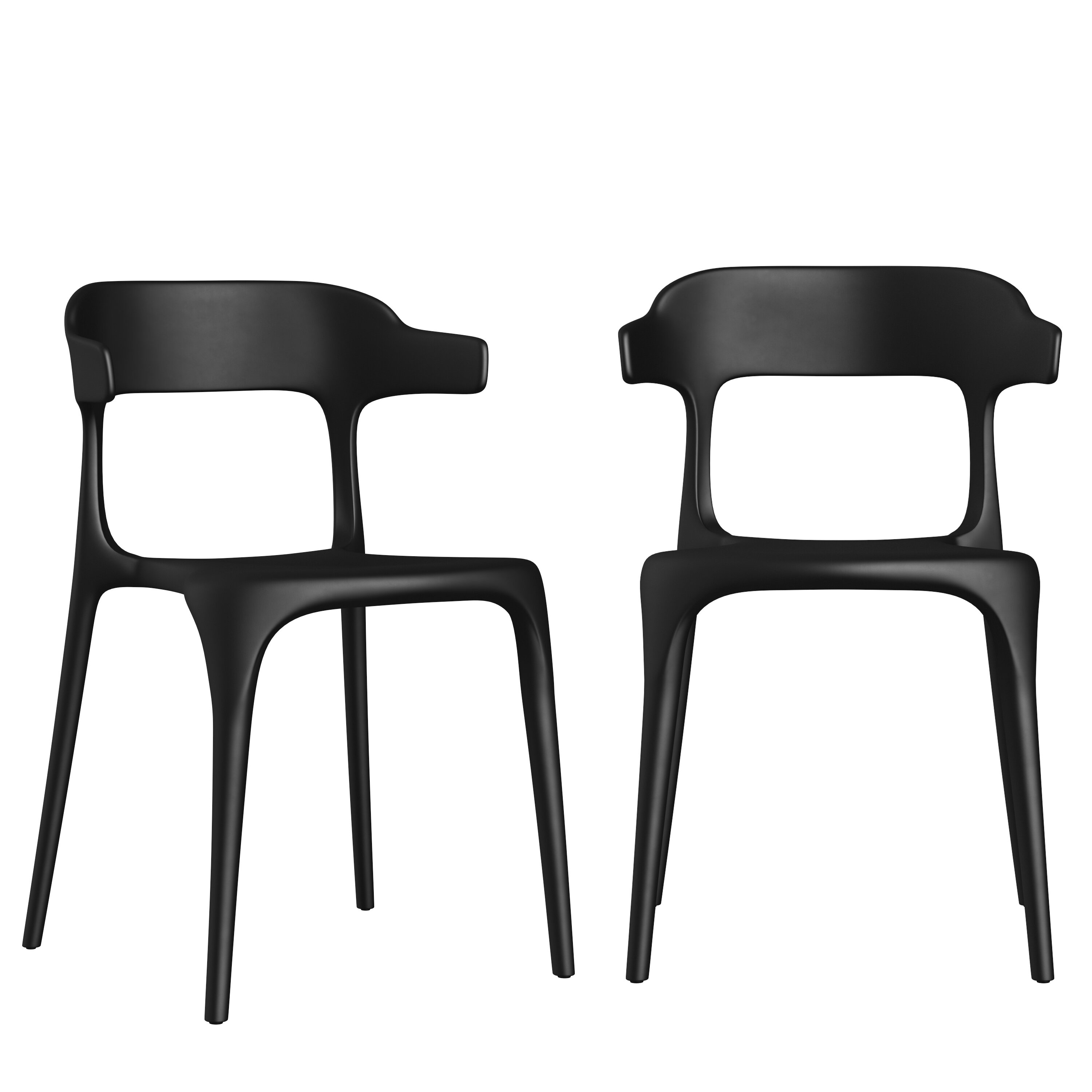 curved back stacking chairs