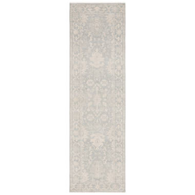 Safavieh Oushak Hand-Knotted Wool Oriental Area Rug in Blue/Gray/Ivory |  Perigold
