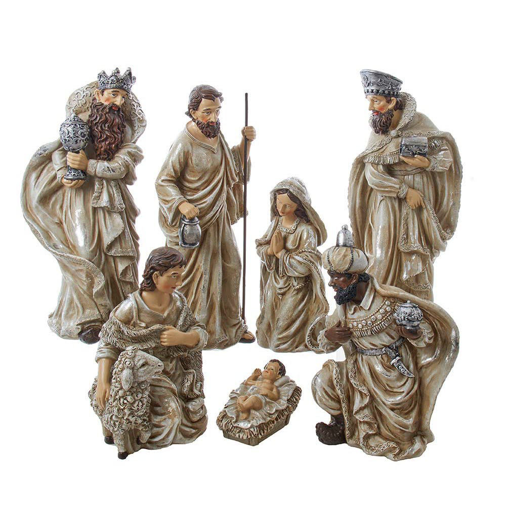 Kurt Adler 7 Piec Nativity Set Wayfair