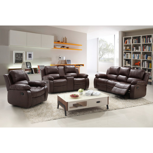 living in style reno 3 piece reclining living room set & reviews living in style reno 3 piece reclining living room set & reviews