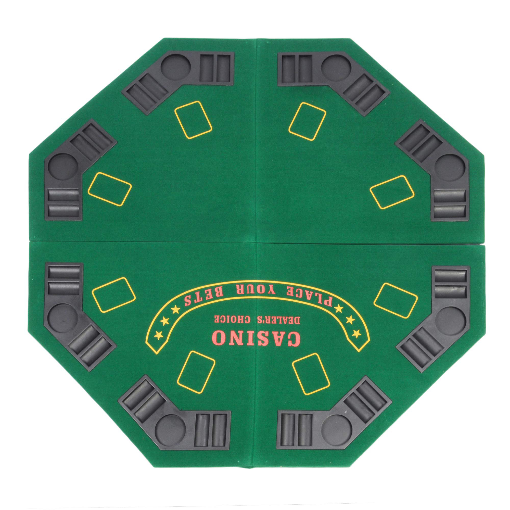 LUCKYREMORE 47" 8 Player Card Table Wayfair