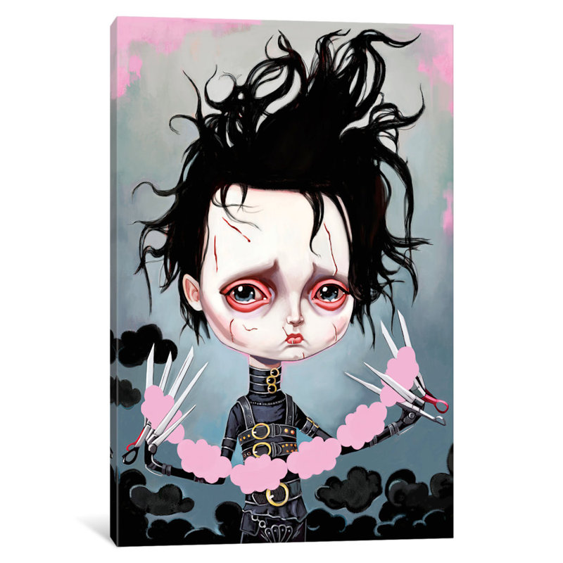 East Urban Home Edward Scissorhands Painting Print On Wrapped