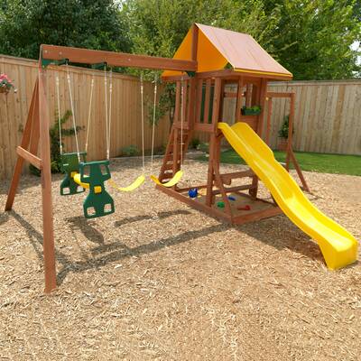 Kidkraft Wooden Swing Set Reviews Wayfair