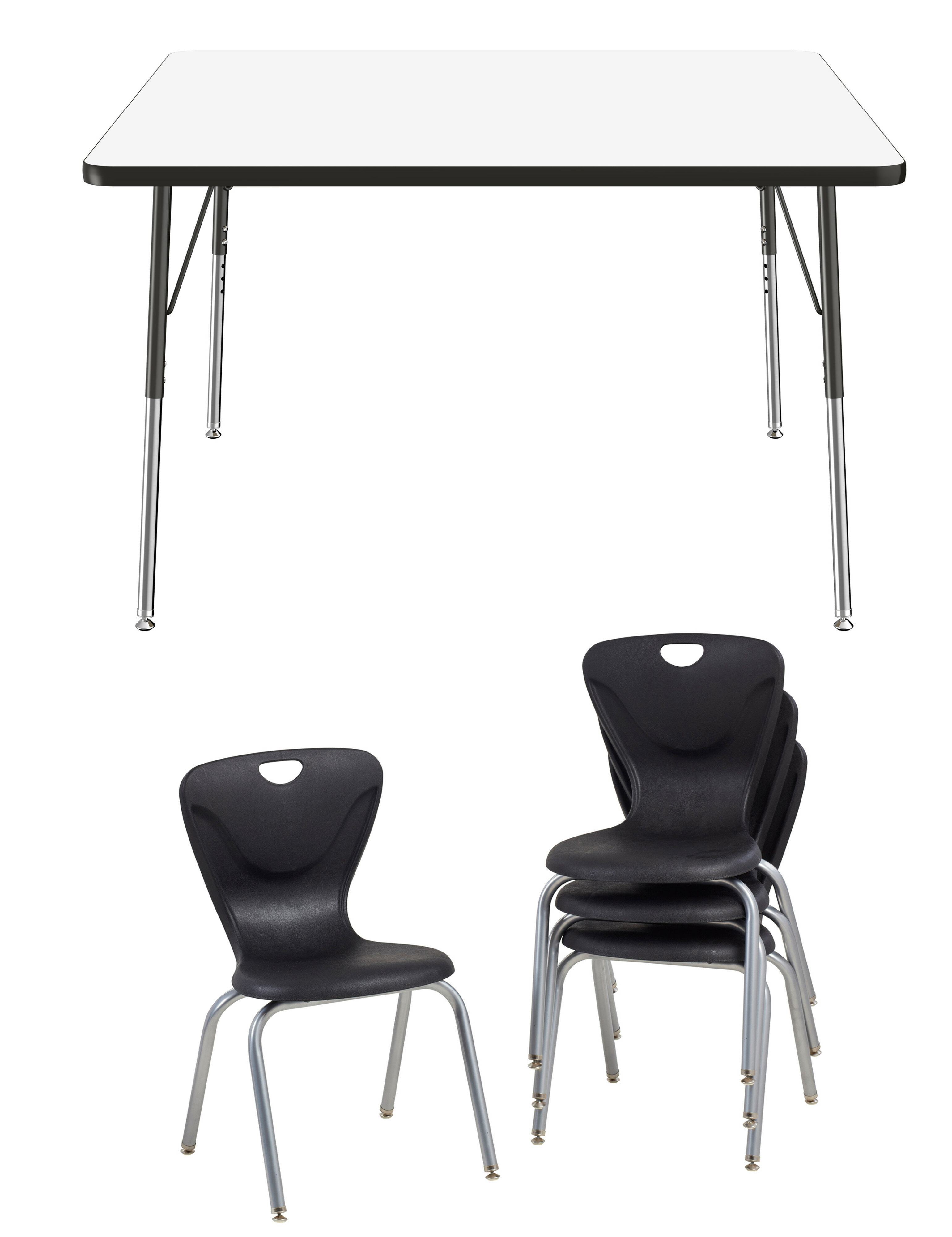 dry erase table and chairs