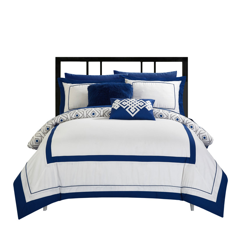 Mercer41 Talamantes 9 Piece Full Reversible Comforter Set Reviews Wayfair