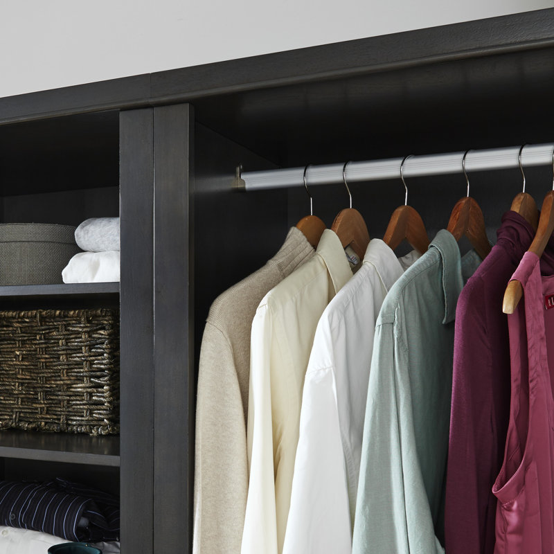 Three Posts Romsey 86 W 3 Piece Closet Wall Storage Units Wayfair