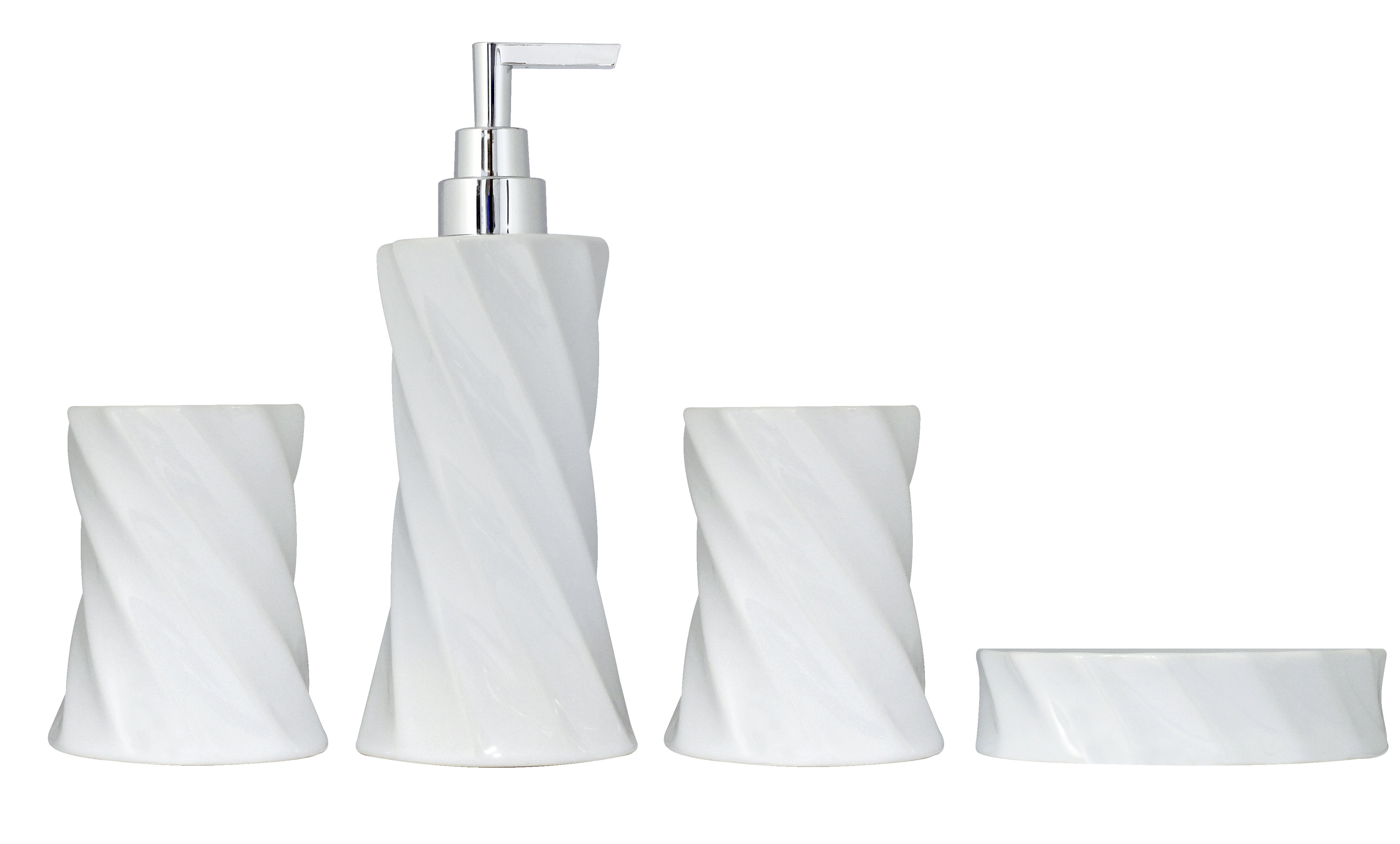 Hamman 11 Piece Bathroom Accessories Set Hamman 11 Piece Bathroom Accessories Set