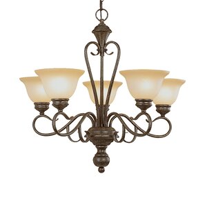 Birchview 5-Light Semi Flush Mount