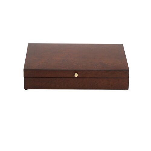 Reed & Barton Promotional Brown Silverware Chest with Brown Lining ...