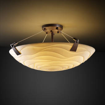 Red Barrel Studio Algenis 2 Light 14 Semi Flush Mount Reviews Wayfair