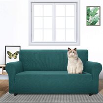 CLEARANCE--MATRIX  "NON-SLIP" THROW COUCH SOFA COVER----BLUE---COMES IN 3 COLORS 