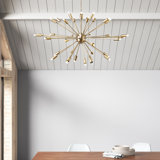 modern glam chandelier