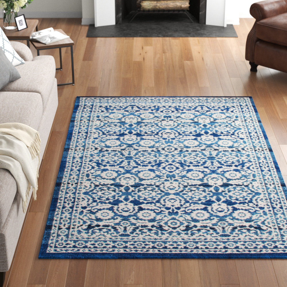 Plumville Navy Blue Area Rug Plumville Navy Blue Area Rug